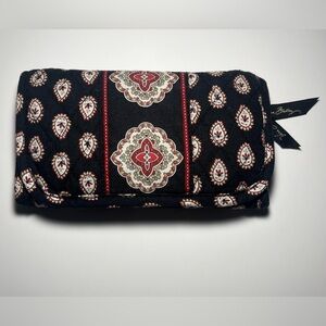 Vera Bradley Black Velcro Wallet